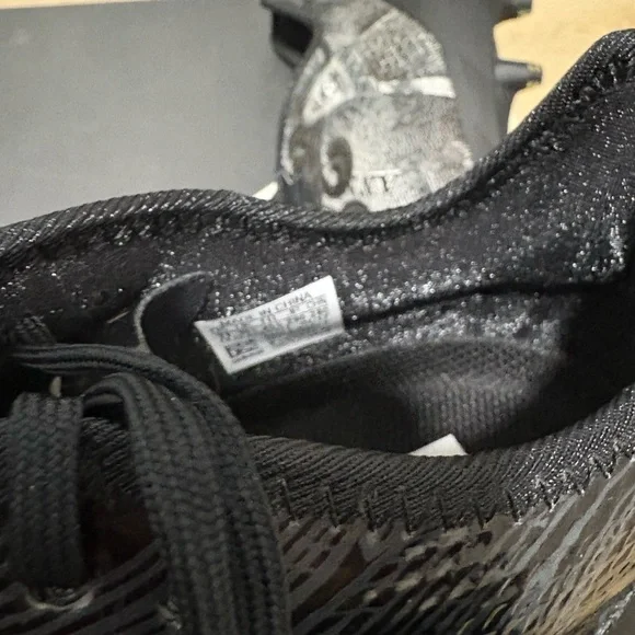 Adidas Money Adizero Cleats in Triple Black, NIB, Rare - Picture 7 of 8